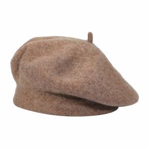 Wool French Beret Hat Solid Color Beret Cap For Women Girls (coffee)😼